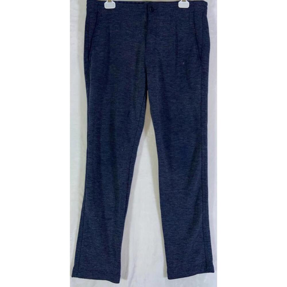 Gap Men's Straight Button Pants Sweatpants Size 32x32 Reg Navy Blue